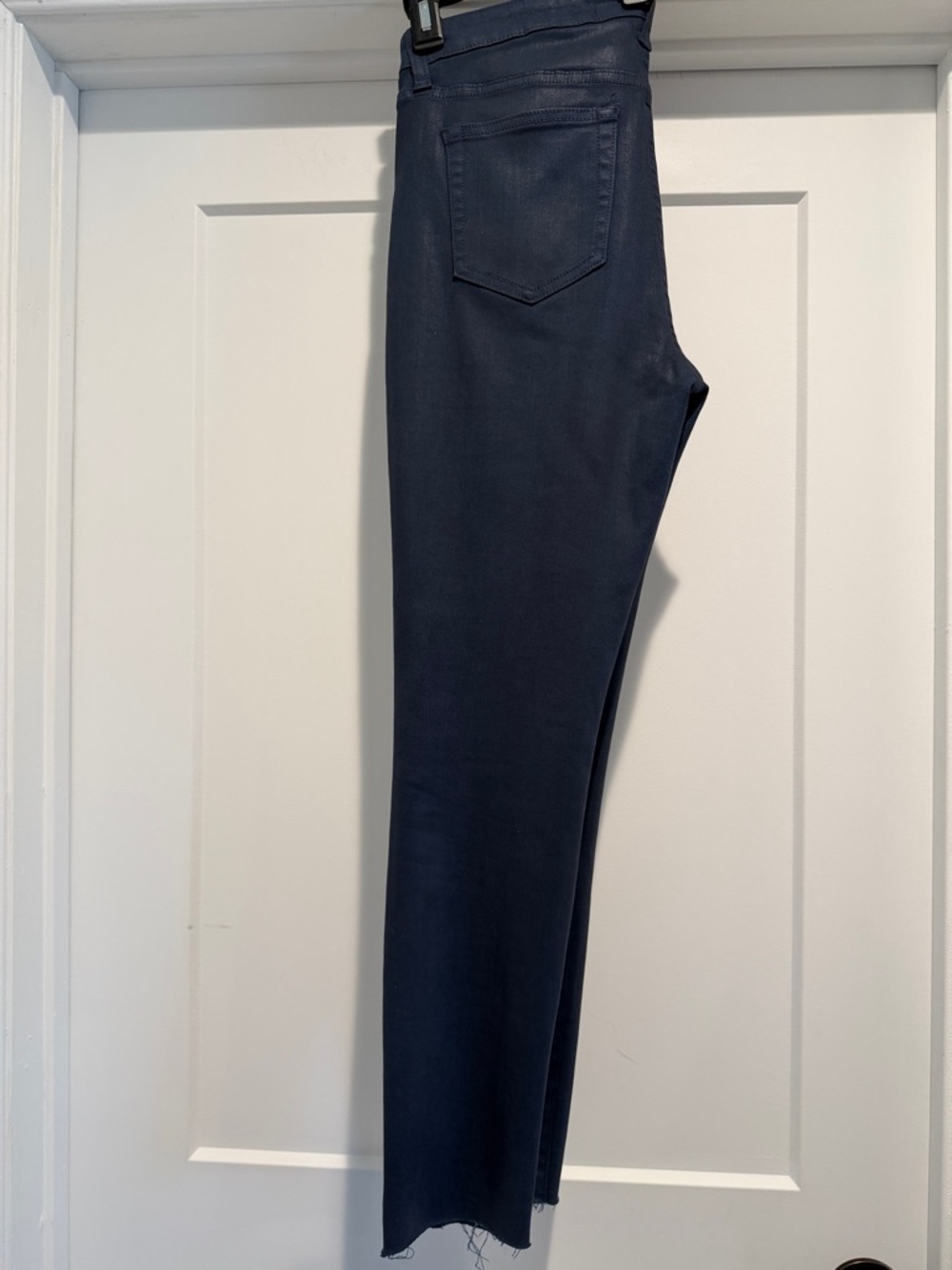Joe's Jeans Deep Navy Coated Skinny Stretch Jeans - Picture 3 of 10